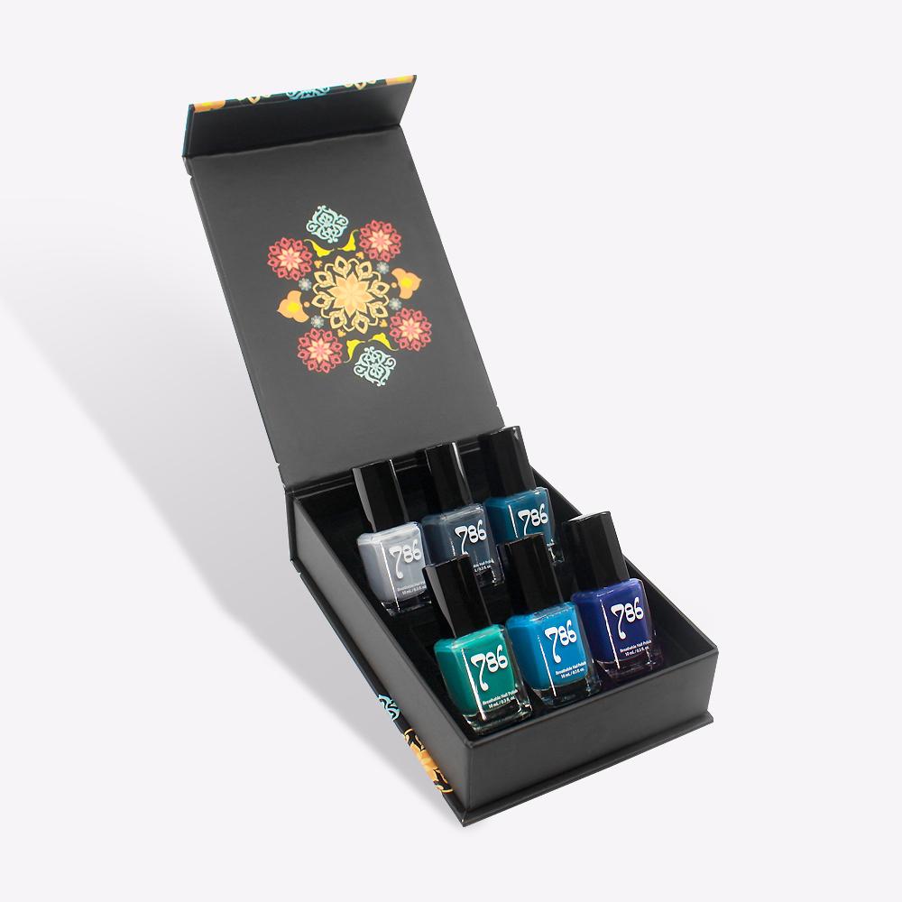 Blue Nail Polish Set (6 Piece) - 786 Cosmetics