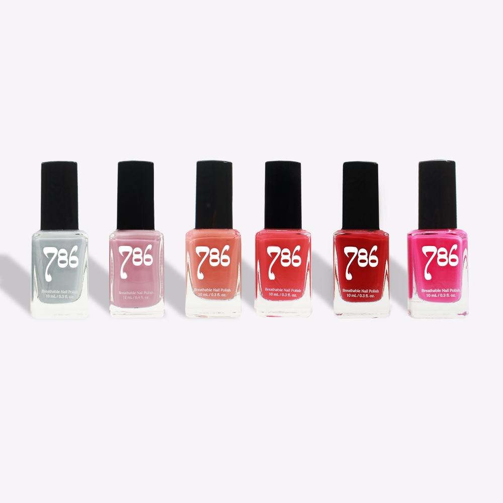 South Asia Nail Polish Set (6 Piece) - 786 Cosmetics